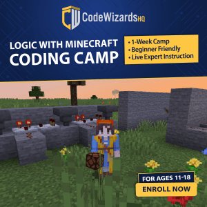 Logic With Minecraft Camp Square Banner