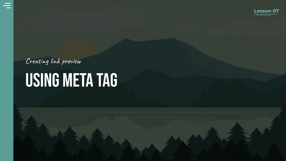 Web interfaces class lesson 7