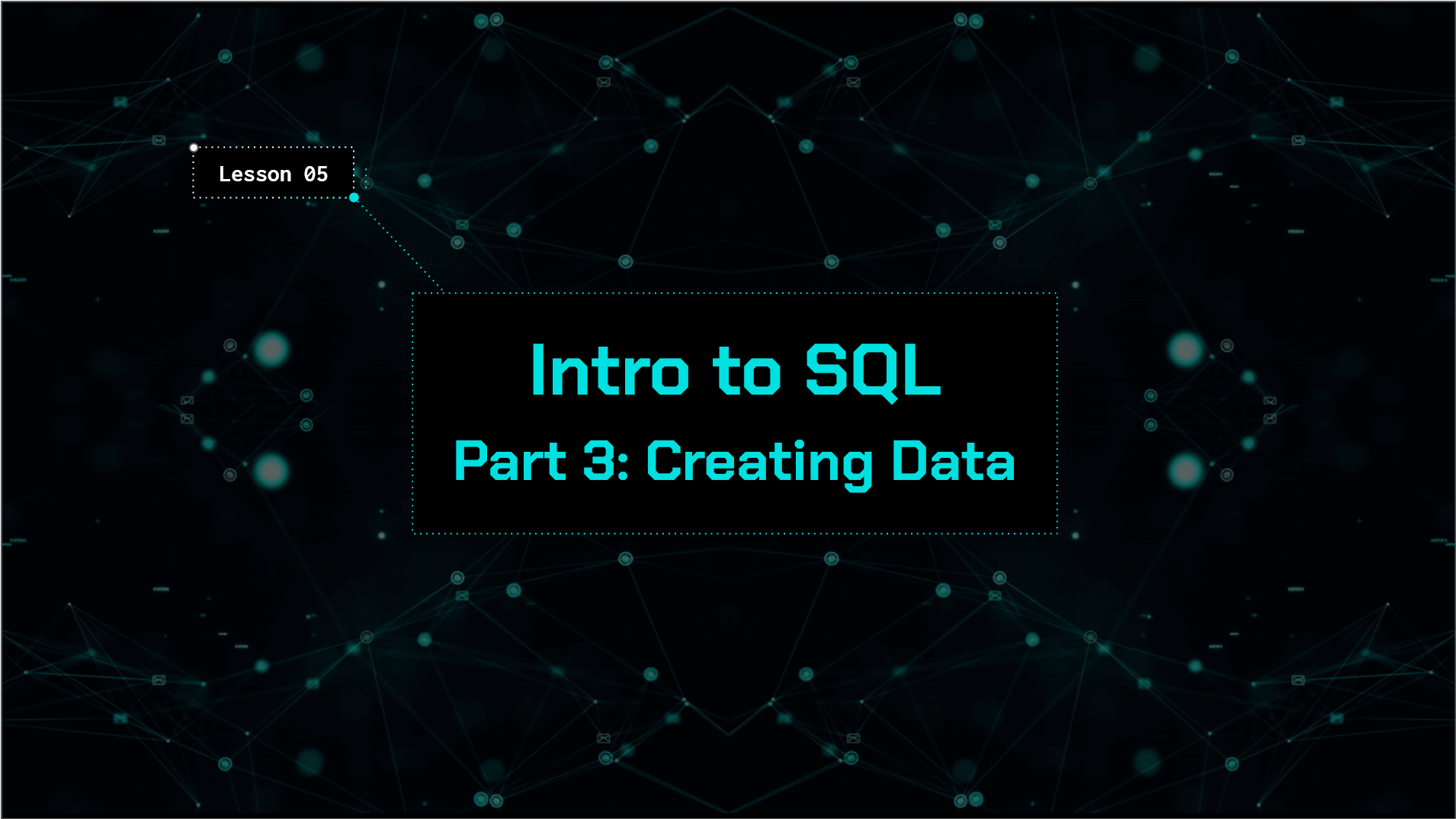 Intro to Databases, Class 5