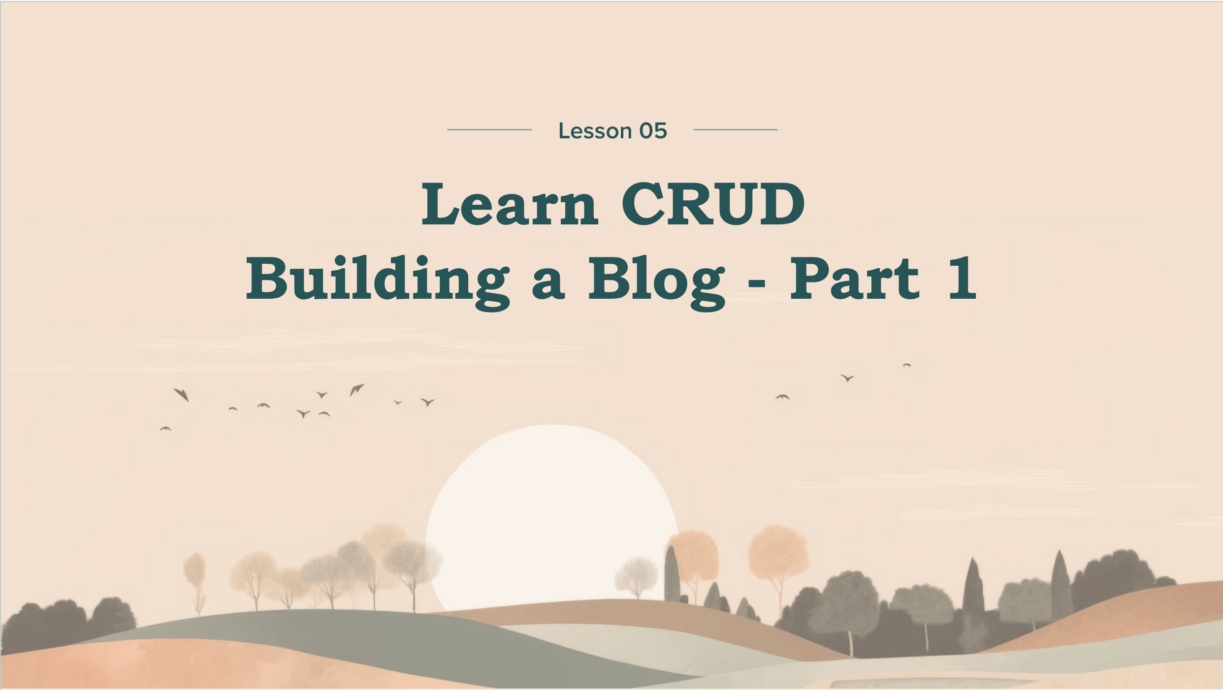 Mastering Databases, Class 5