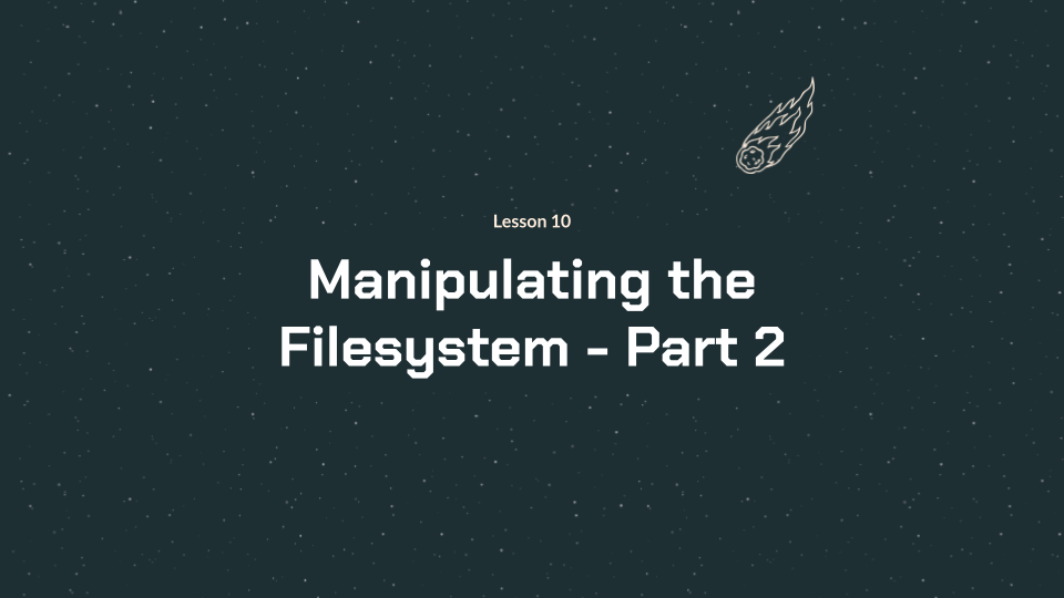 Advanced Python coding lesson 10